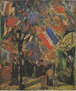Vincent Van Gogh The 14th July in Paris Sweden oil painting artist
